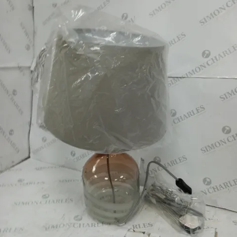 BOXED MICHELLE KEEGAN TULLIO NATURAL LAMP