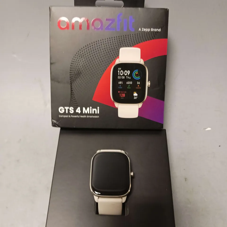 AMAZFIT GTS 4 MINI SMARTWATCH WHITE 