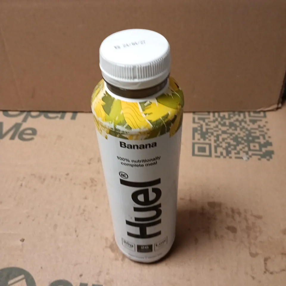 APPROXIMATELY 12 ASSORTED DRINK ITEMS INCLUDING FRUIT SHOOT , HUEL BANANA AND MINOR FIGURES BARISTA OAT 