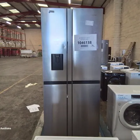 HISENSE RQ560N4WCF FREESTANDING AMERICAN FRIDGE FREEZER CROSS DOOR, NO FROST, 454 LITERS, STAINLESS STEEL - F RATED, NOISE LEVEL: 41 DECIBELS [ENERGY CLASS F]