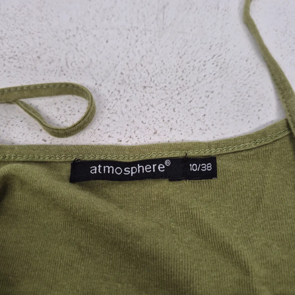 Atmosphere Women's Tank Top – Olive Green, UK 10 (EU 38)