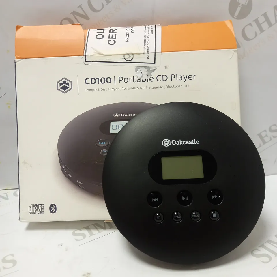 Oakcastle CD100 Bluetooth CD Player