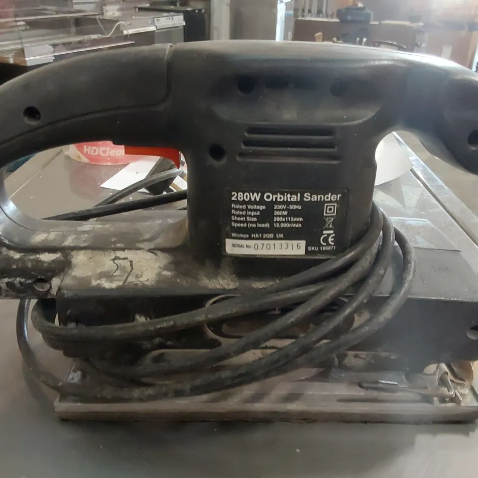 WICKES 280W ORBITAL SANDER