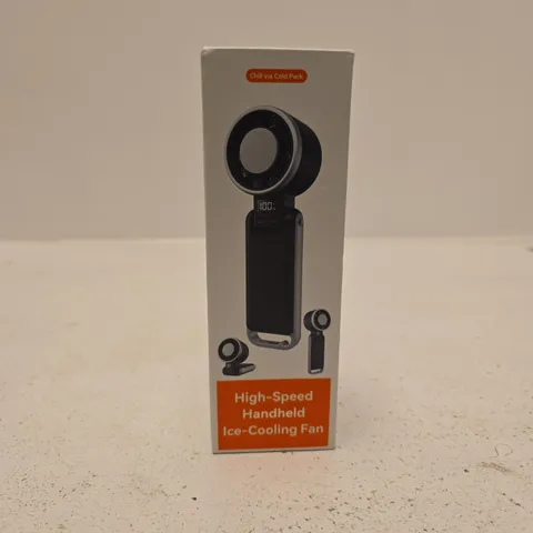HIGH SPEED HANDHELD ICE COOLING FAN BOXED