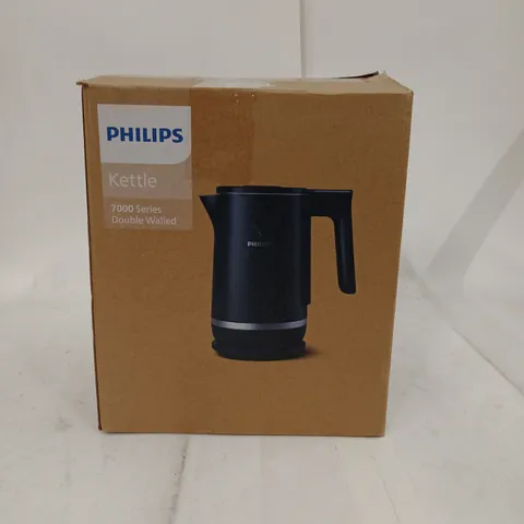 PHILIPS KETTLE 7000 SERIES DOUBLE WALLED (HD939696/90)β BLACK (BOXED)