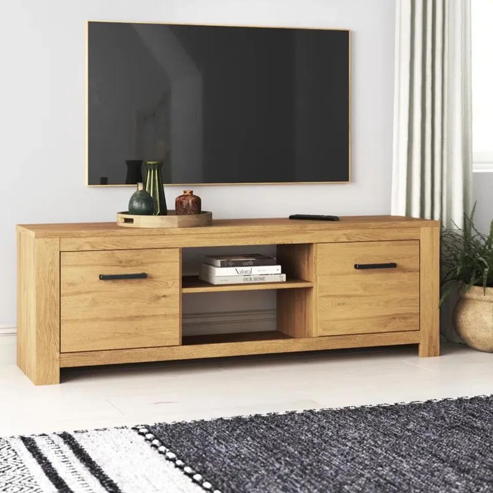 BOXED JESS TV STAND FOR TVS UP TO 88" (2 BOXES)
