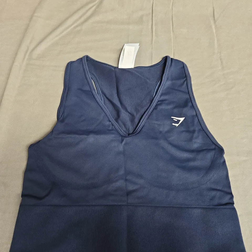 GYMSHARK EVERYDAY SEAMLES CROP TANK SIZE M