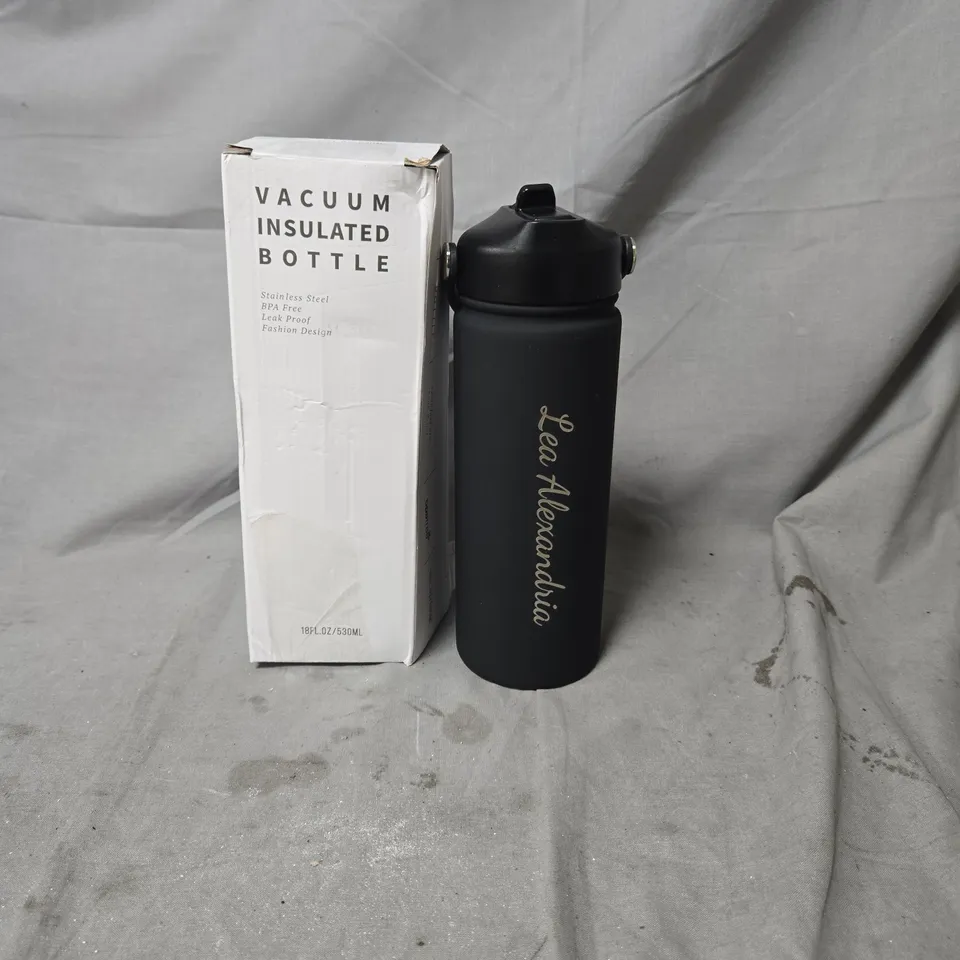 LEE ALEXANDER VACUUM INSULATED BOTTLE – BLACK