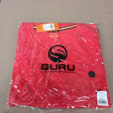 BAGGED GURU SEMI LOGO RED TEE - XXL