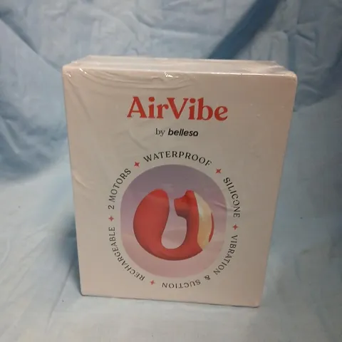 AIRVIBE BY BELLESA – WATERPROOF SILICONE VIBRATOR (2 MOTORS)