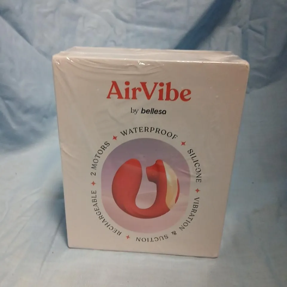 AIRVIBE BY BELLESA – WATERPROOF SILICONE VIBRATOR (2 MOTORS)