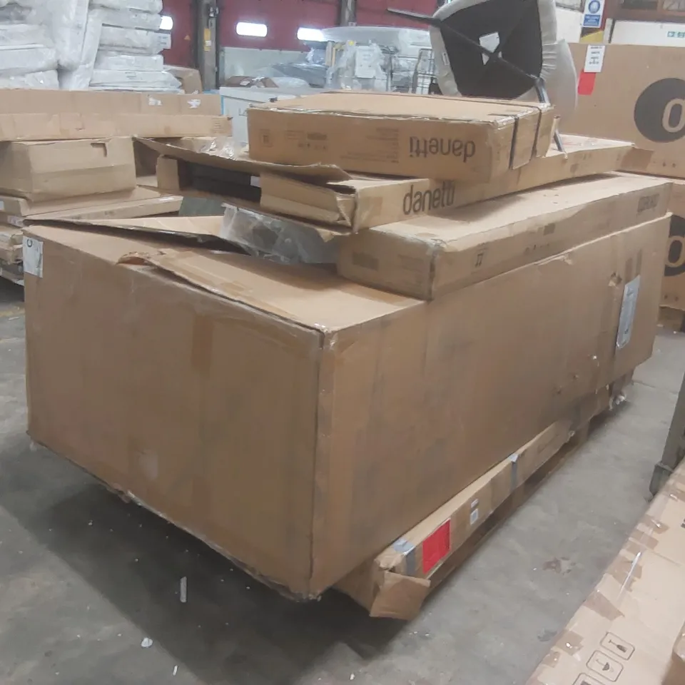 PALLET CONTAINING A LARGE QUANTITY OF ASSORTED DANETTI FURNITURE PARTS 