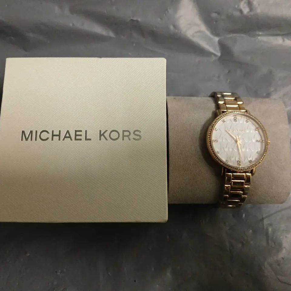 BOXED MICHAEL KORS MK-4594 ROSE GOLD WATCH