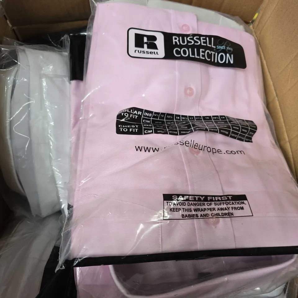 APPROXIMATELY 15 ASSORTED WORKWEAR PRODUCTS IN VARIOUS SIZES TO INCLUDE SHIRTS & PANTS