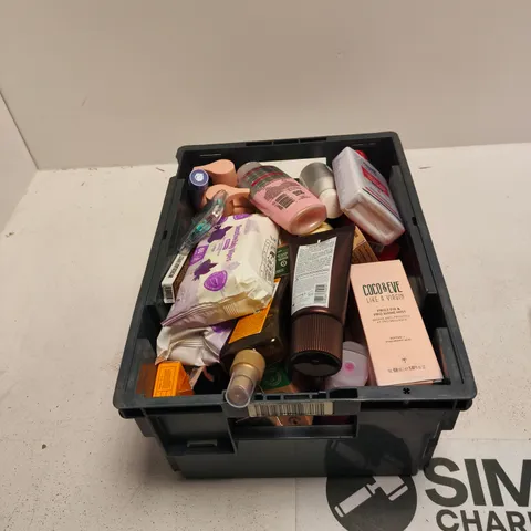 TOTE OF APPROXIMATELY 20 ASSORTED COSMETICS TO INCLUDE: DR MELAXIN PORE CLEANSER 