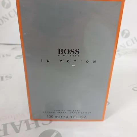 BOXED AND SEALED BOSS HUGO BOSS IN MOTION EAU DE TOILETTE 100ML