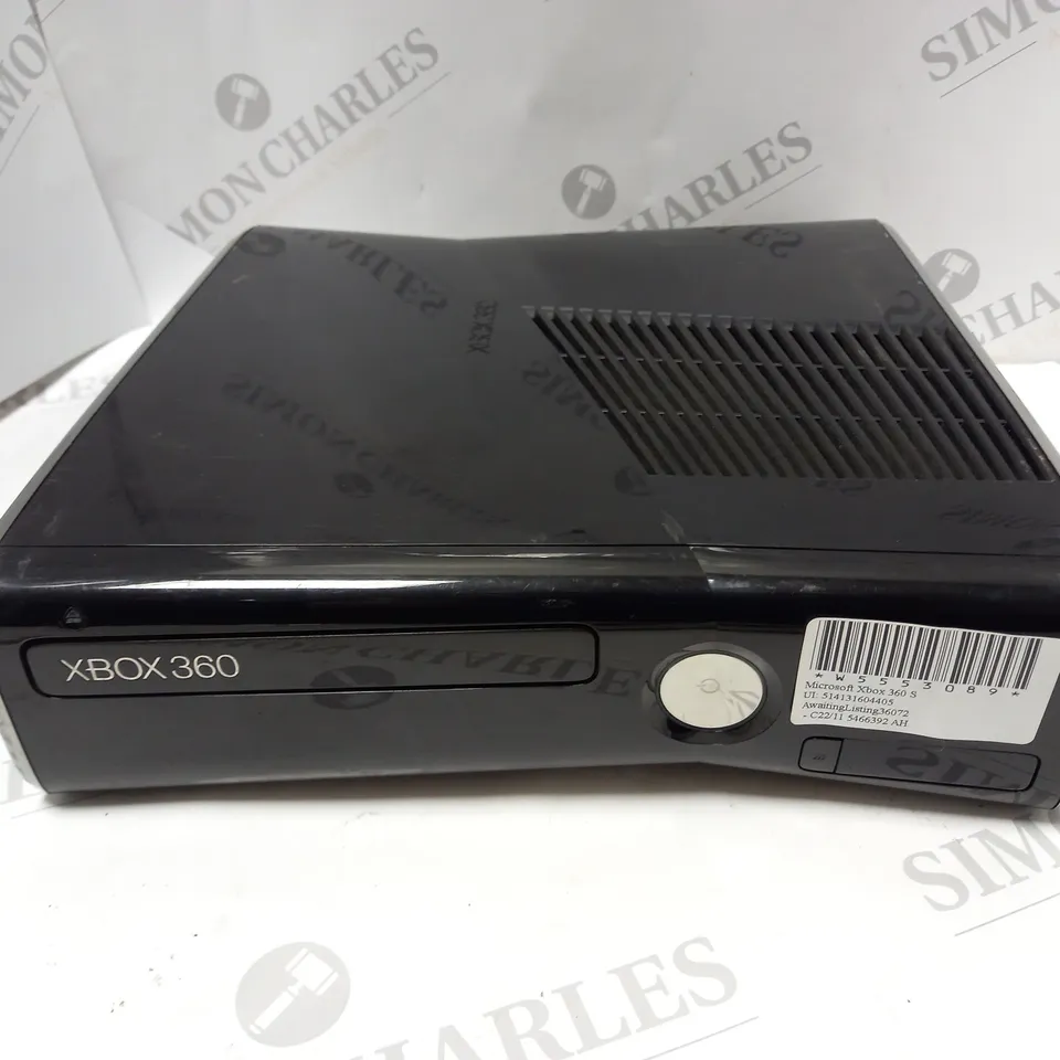 MICROSOFT XBOX 360 S IN BLACK