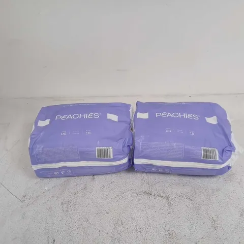 SET OF 2 PEACHIES SIZE 02 18 PANTS