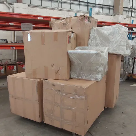 PALLET CONTAINING ASSORTED DESIGNER HOMESDIRECT365 FURNITURE PARTS