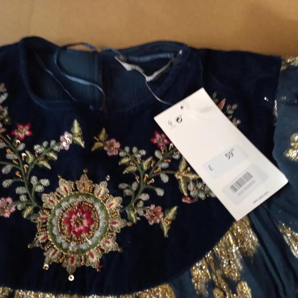 ZARA EMBELLISHED DRESS - EUR S