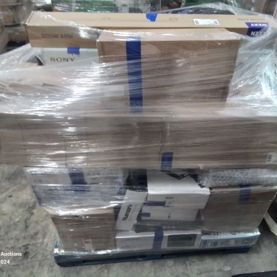 PALLET OF APPROXIMATELY 23 UNPROCESSED RAW RETURN HOUSEHOLD AND ELECTRICAL GOODS TO INCLUDE;