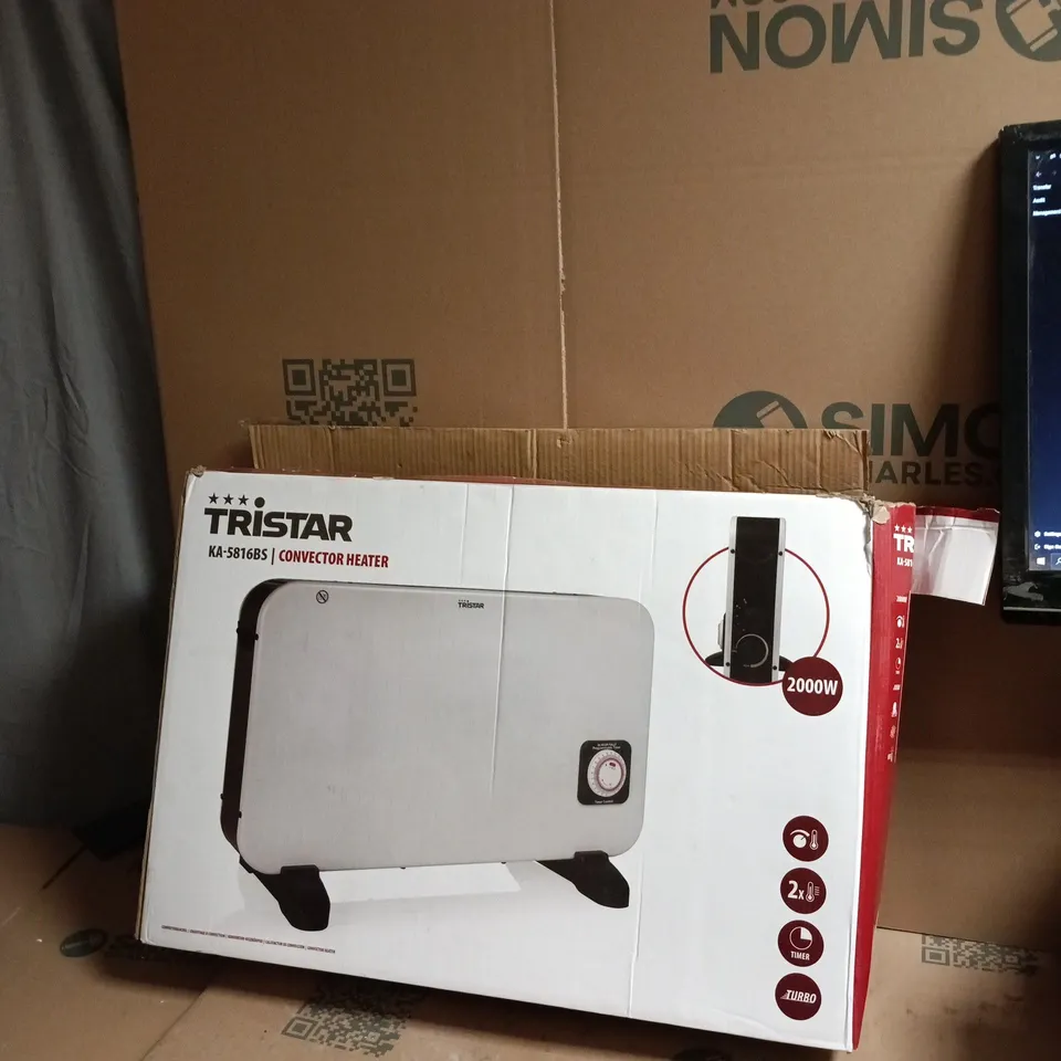TRISTAR KA-5816BS CONVECTOR HEATER 2000W – BOXED