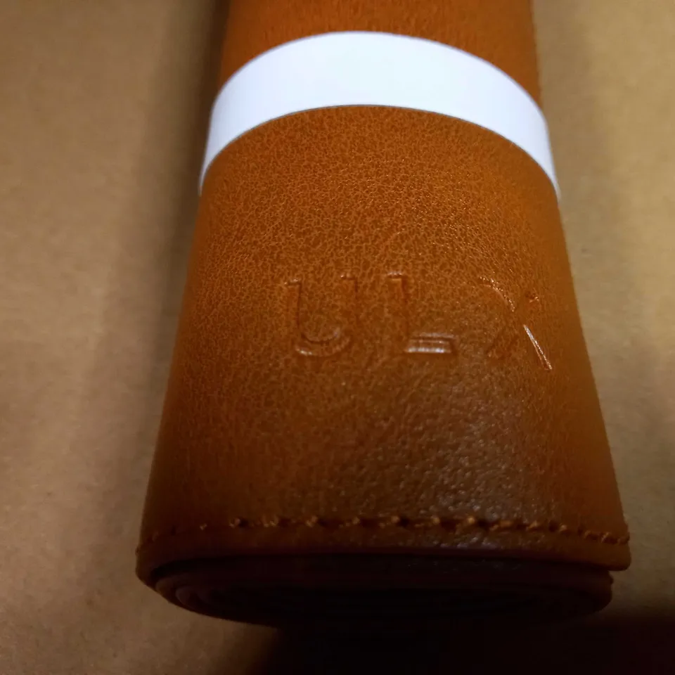 PACKAGED TAN ULX LEATHER STYLE DESK MAT