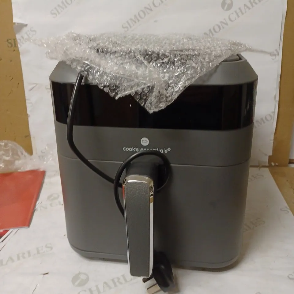 COOK'S ESSENTIALS 5.8L AIR FRYER IN SLATE GREY