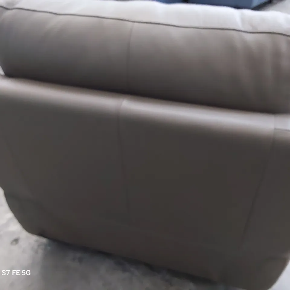 QUALITY ITALIAN DESIGNER PATRIZIO POWER RECLINING EASY CHAIR MUD LEATHER 