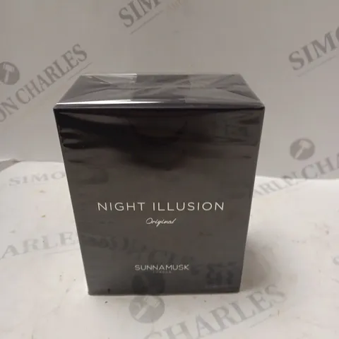 BOXED AND SEALED SUNNAMUSK LONDON NIGHT ILLUSION ORIGINAL EAU DE PARFUM 50ML