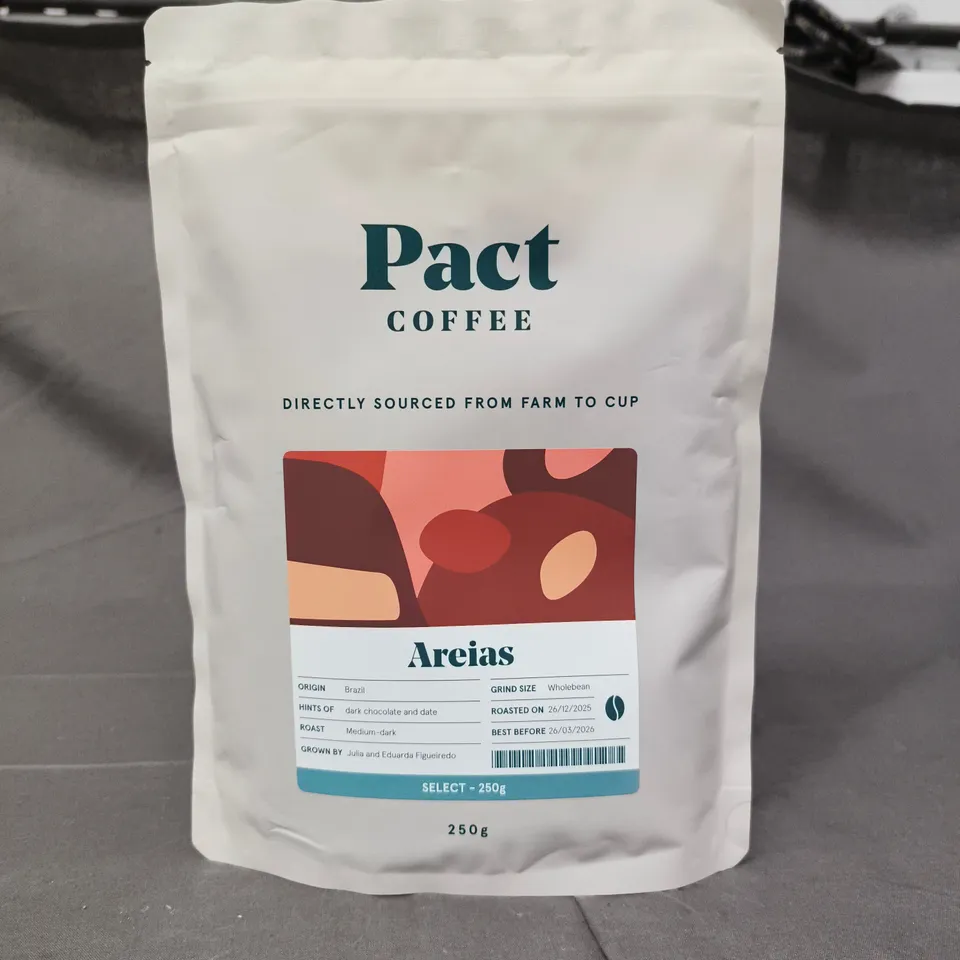 PACT COFFEE - AREIAS WHOLEBEAN COFFEE BEANS