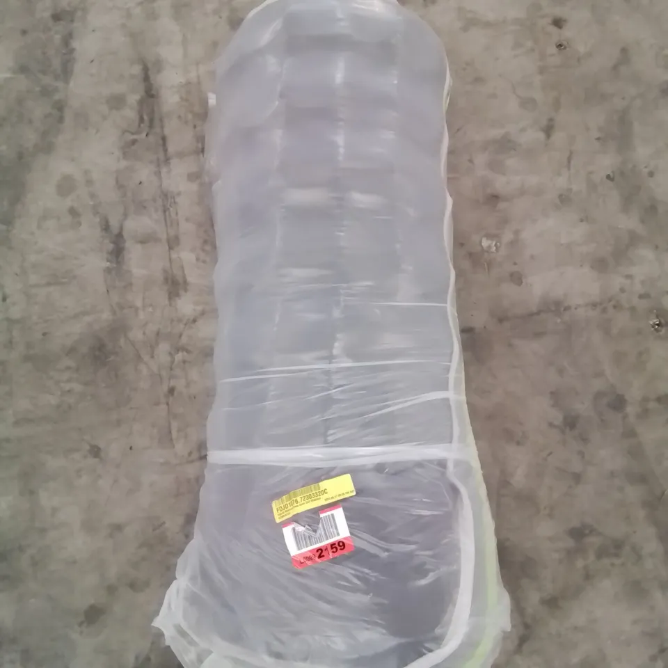 QUALITY BAGGED 3FT SINGLE HYBRID FIBRE FOAM OPEN COIL MATTRESS 