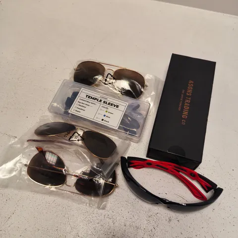 APPROXIAMTELY 15 ASSORTED SUNGLASSES/SPECTACLES IN VARIOUS DESIGNS