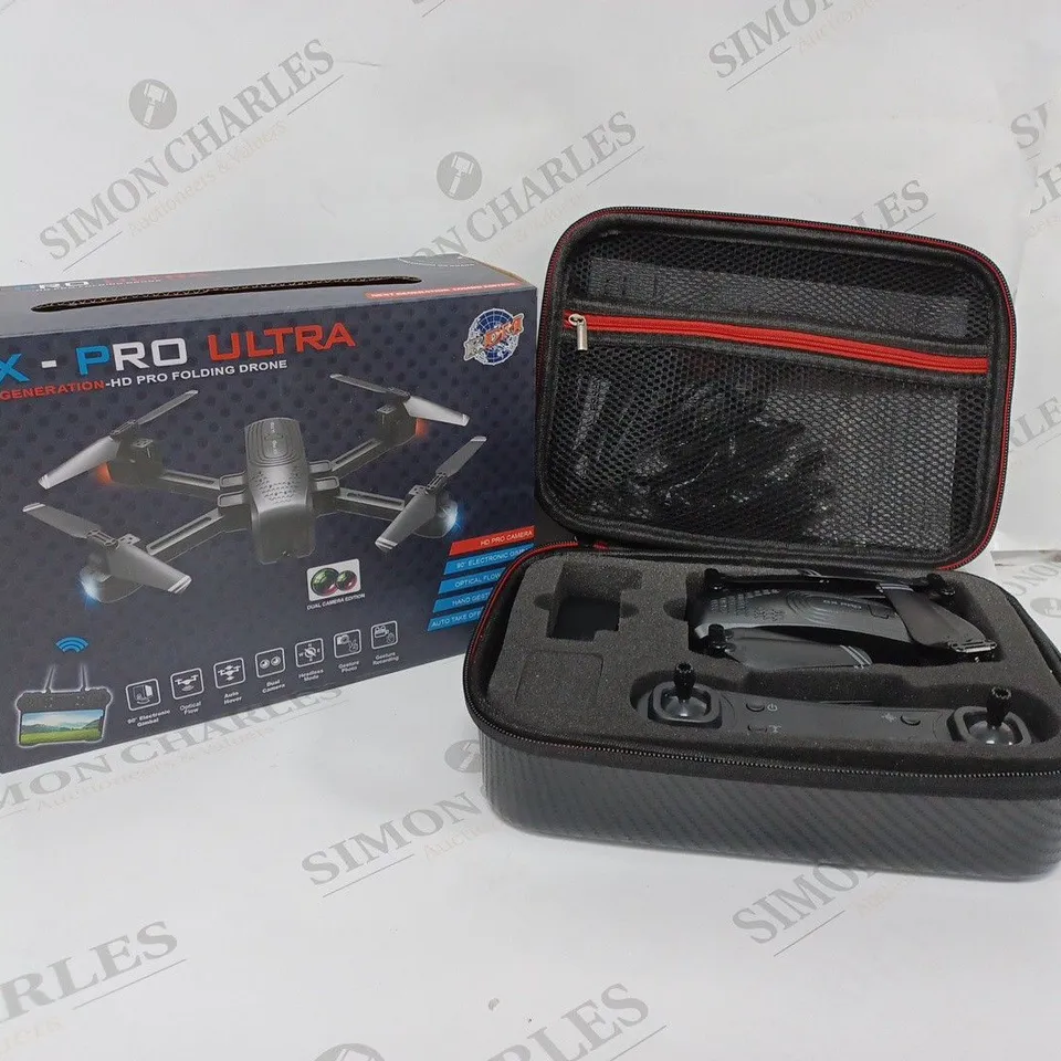 BOXED RDM GX-PRO ULTRA NEXT GENERATION HD PRO FOLDING DRONE 
