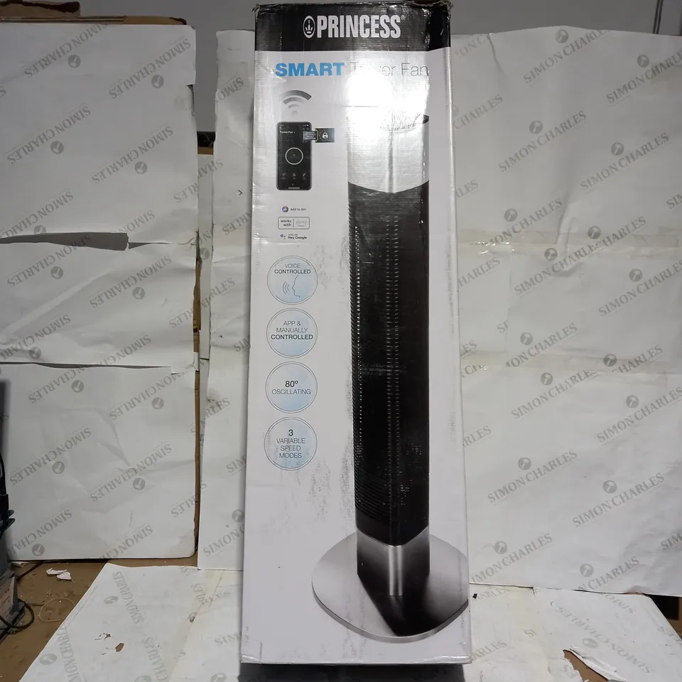 PRINCESS SMART TOWER FAN - COLLECTION ONLY 