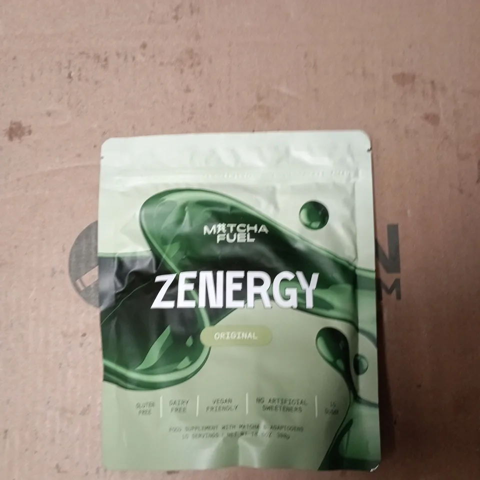 ZENNERGY MATCHA FUEL ORIGINAL – ENERGY SUPPLEMENT SACHET 300G 15 SERVINGS 