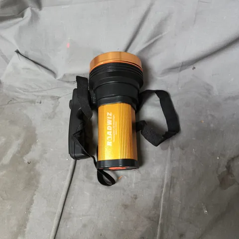 ORANGE ALUMINIUM LED TORCH/FLASHLIGHT WITH STRAP