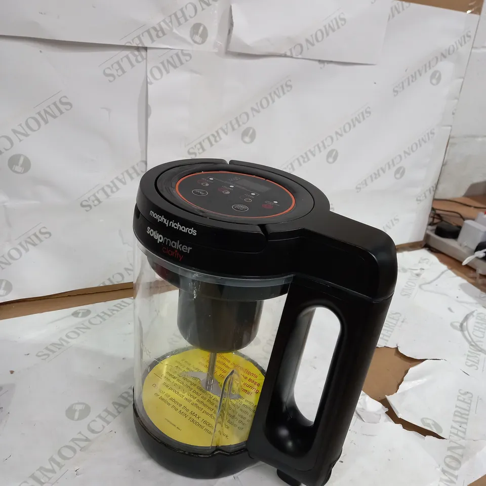 MORPHY RICHARDS CLARITY SOUP MAKER