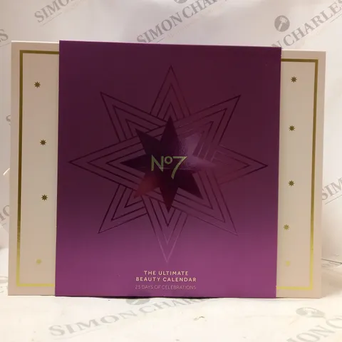 BOXED NO7 THE ULTIMATE BEAUTY CALENDAR