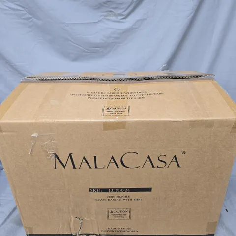 MALACASA LUNA 24 PIECE DINNERWARE SET