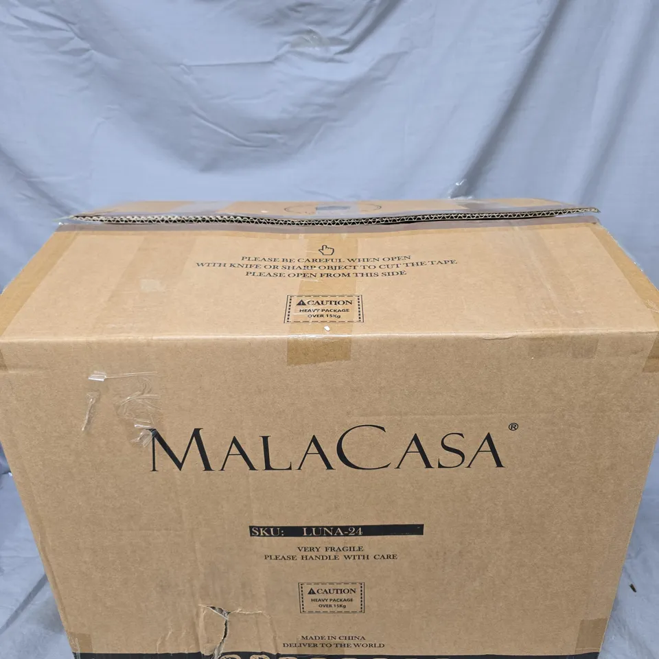 MALACASA LUNA 24 PIECE DINNERWARE SET