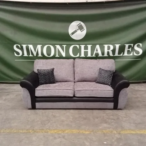 NARVA STANDARD FABRIC/FAUX LEATHER 3 SEATER SOFA