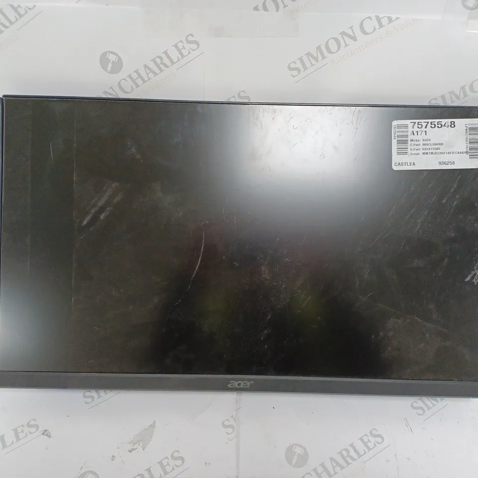 ACER KG41YABII 23.8 INCH FULL HD GAMING MONITOR - 75 HZ