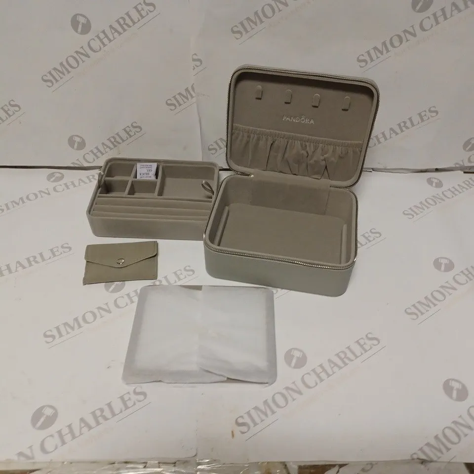 PANDORA GREY PORTABLE JEWELLERY CONTAINER
