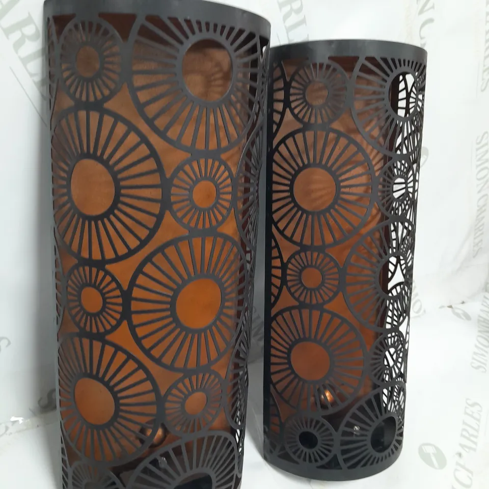 LUXFORM SET OF 2 SOLAR WALL LANTERNS