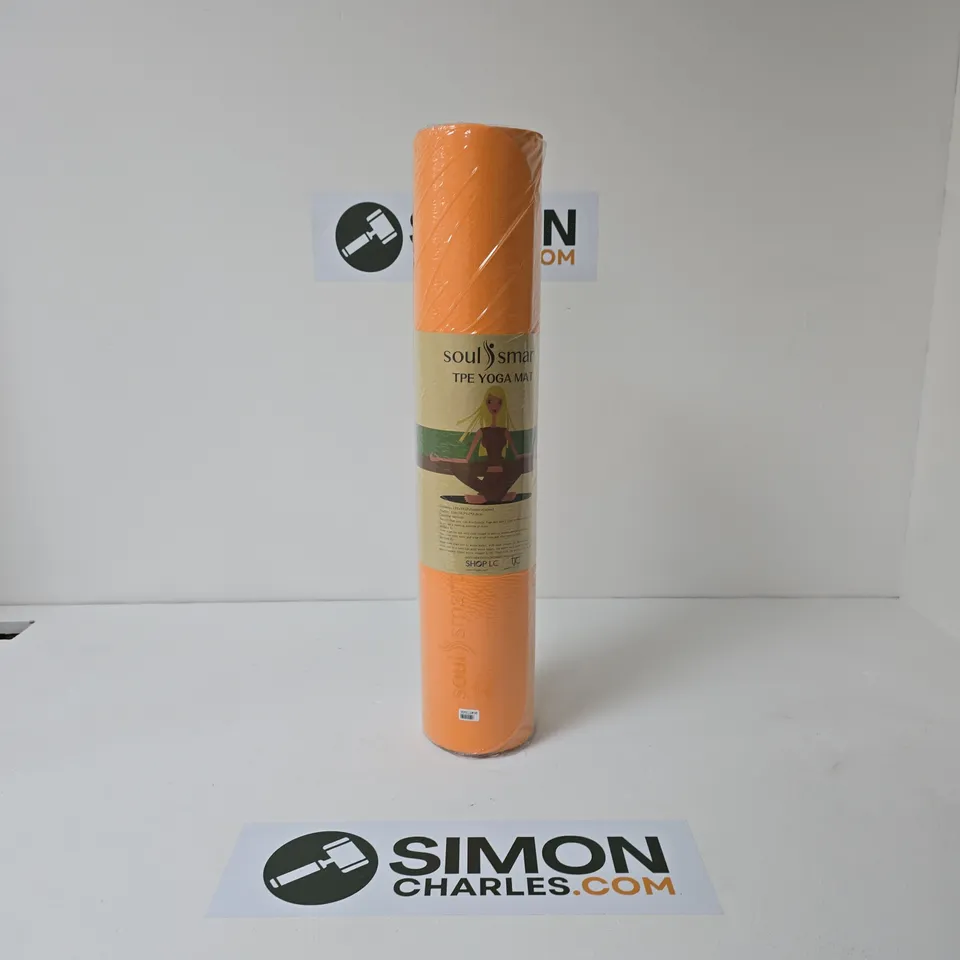 SOULSMART TPE YOGA MAT – ORANGE