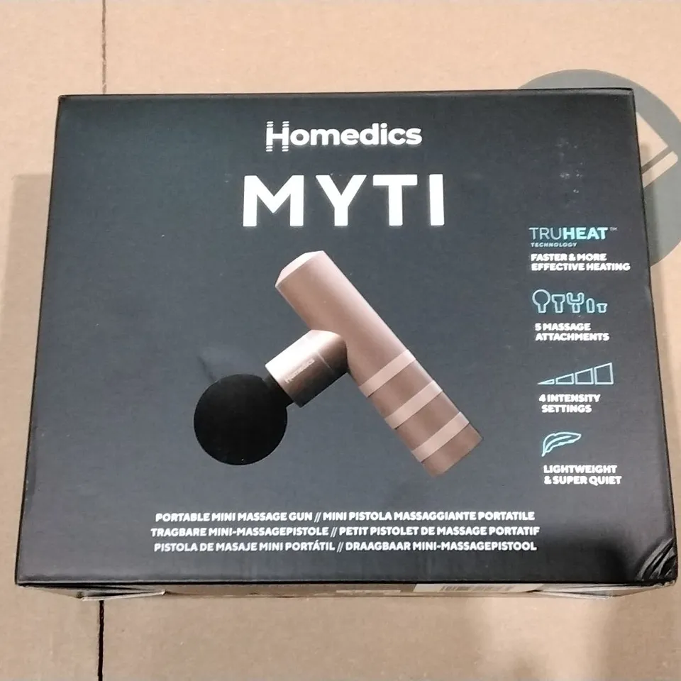 BOXED HOMEDICS MYTI PORTABLE MINI MASSAGER