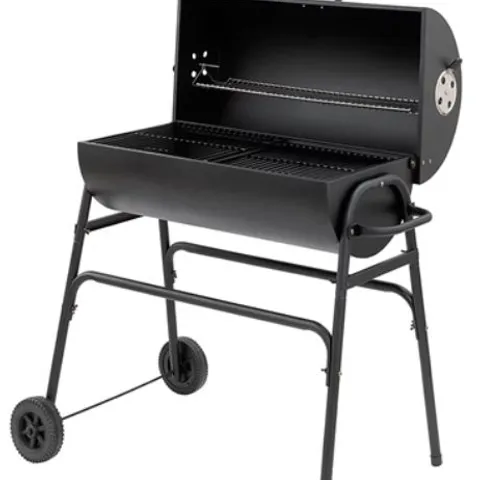 BOXED UNIFLAME CHARCOAL GRILL 20 BURGERS 75CM BARREL BBQ GRILL