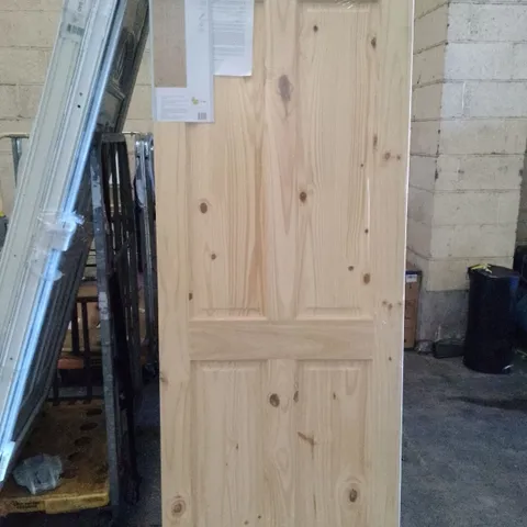 4 PANEL KNOTTY PINE INTERNAL DOOR 1981×762×35MM