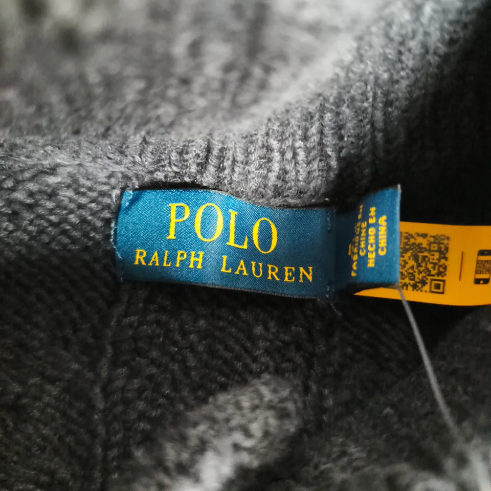 POLO RALPH LAUREN BUTTON CARDIGAN IN NAVY - MEDIUM